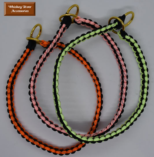 Dog slip collar from paracord